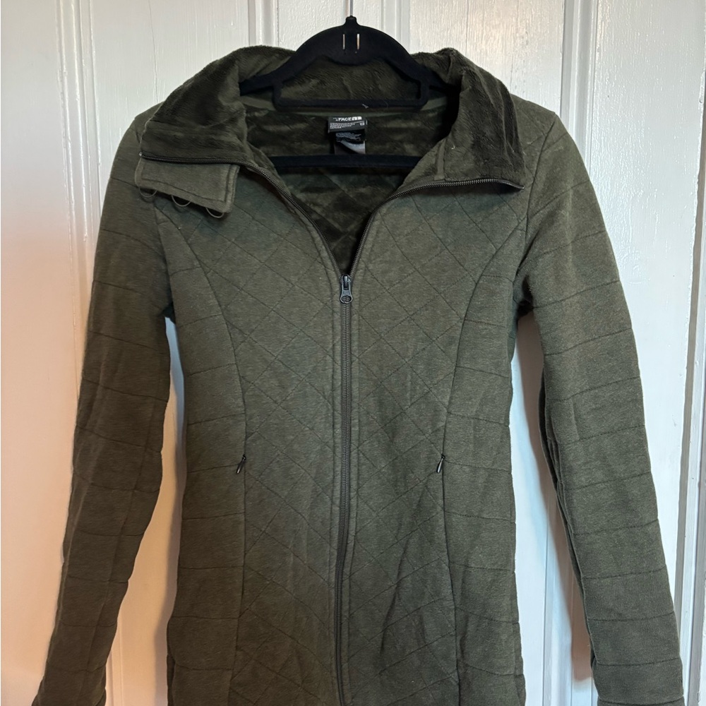The North Face Olive Green Quilted Jacket